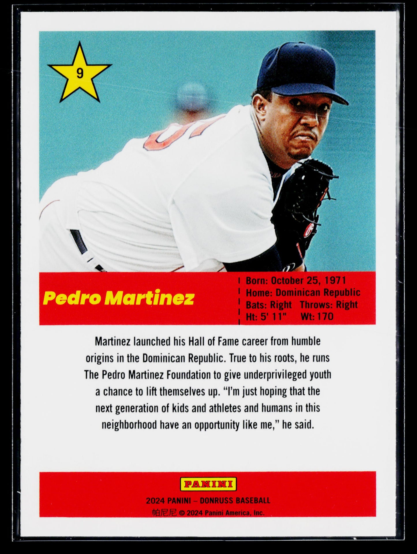 2024 Donruss Pedro Martinez Action All-Stars #9