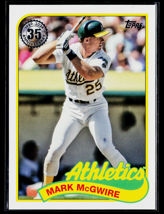 2024 Mark McGwire 1989 Topps Baseball 35th Anniversary (Series One) #89B-53