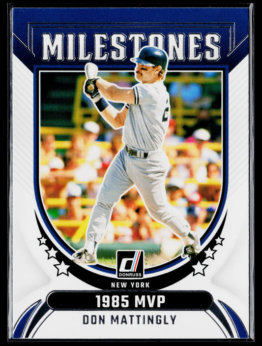 2024 Donruss Don Mattingly Milestones #7