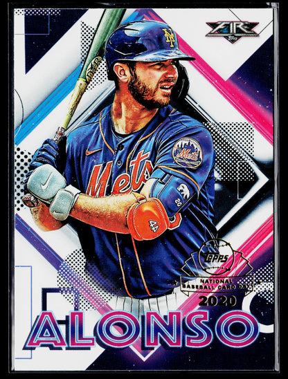 2020 Topps Chrome Pete Alonso Topps Fire NBCD Preview #FP-9