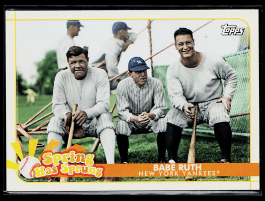 2020 Topps Opening Day Babe Ruth Spring Has Sprung #SHS-1