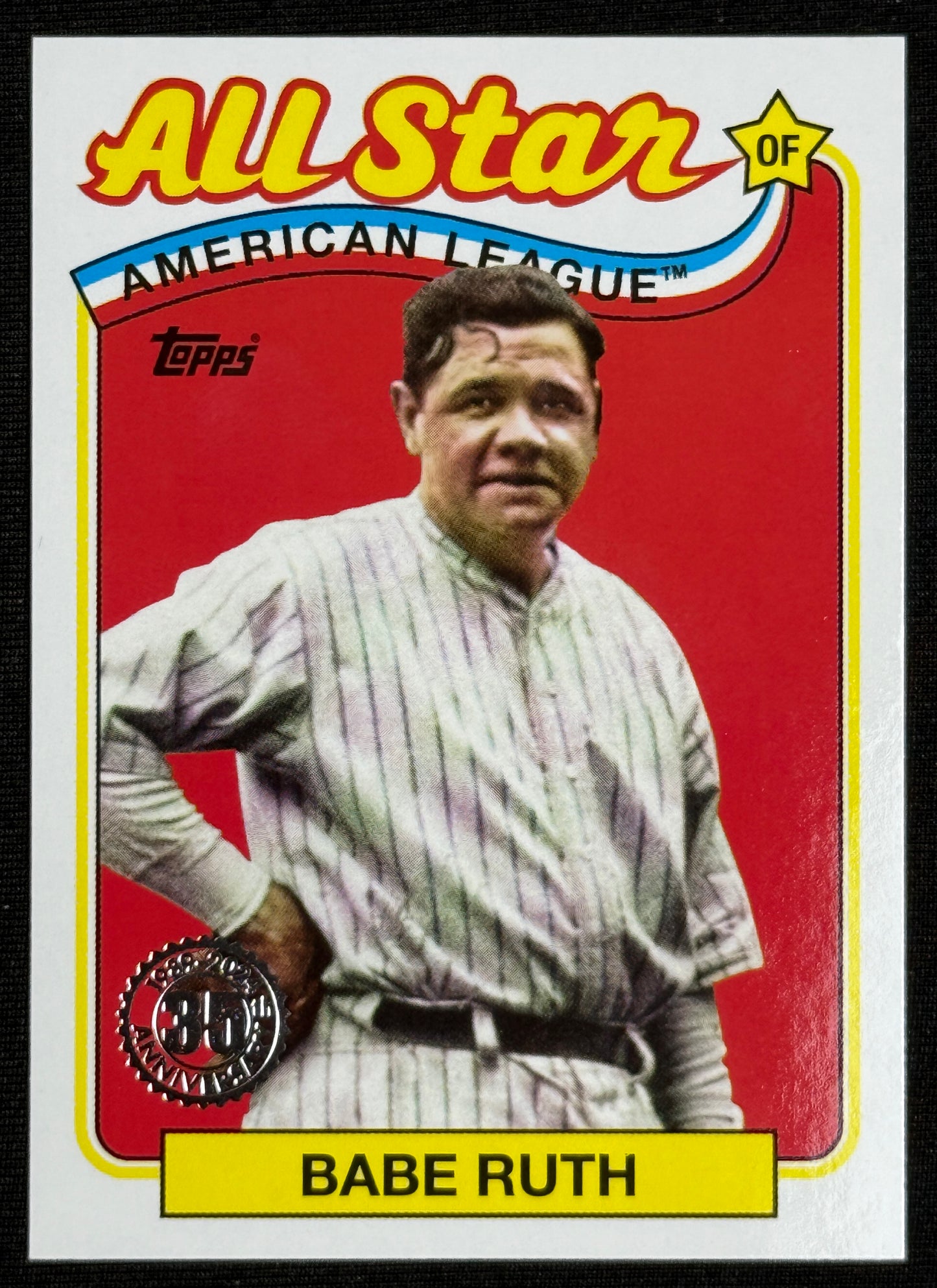 2024 Topps Babe Ruth 1989 Topps Baseball 35th Anniversary All-Stars #89ASB-17
