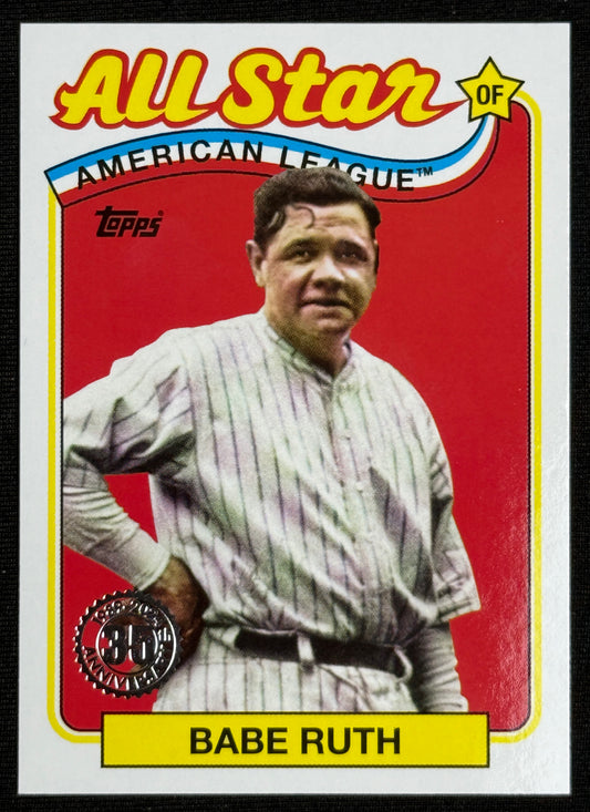 2024 Topps Babe Ruth 1989 Topps Baseball 35th Anniversary All-Stars #89ASB-17