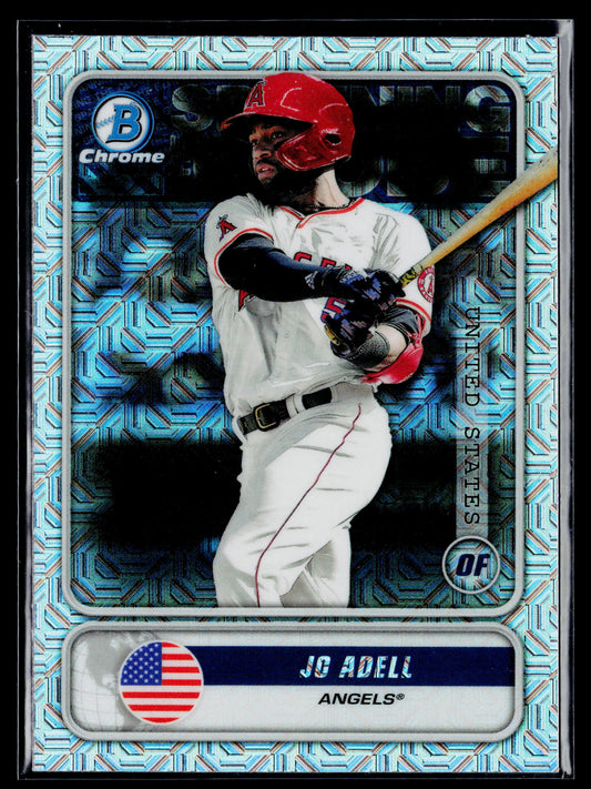 2020 Bowman Jo Adell Chrome Spanning the Globe Mojo Refractor #STG-JA