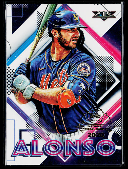 2020 Topps Chrome Pete Alonso Topps Fire NBCD Preview #FP-9
