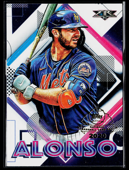 2020 Topps Chrome Pete Alonso Topps Fire NBCD Preview #FP-9