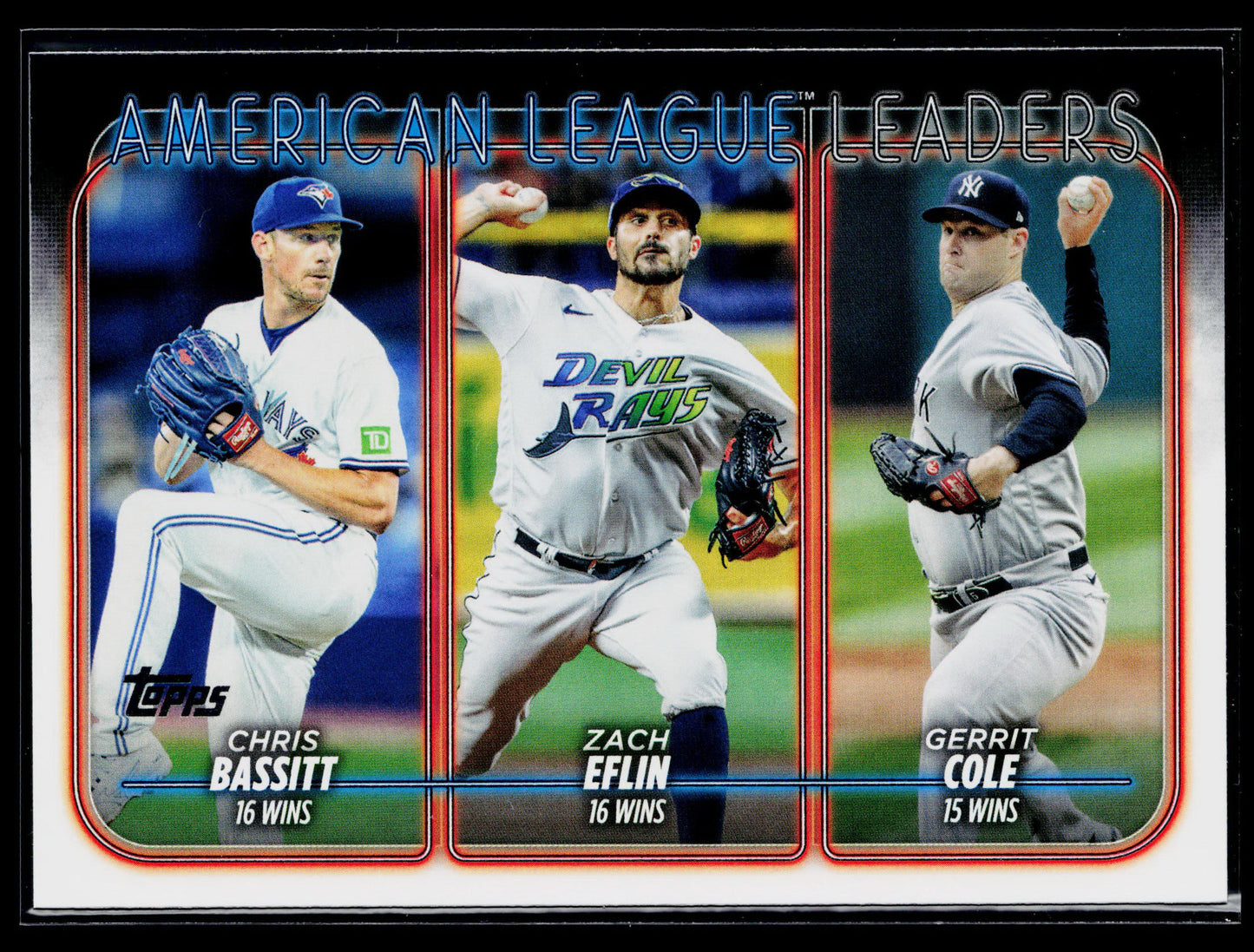 2024 American League Leaders Wins (Chris Bassitt / Zach Eflin / Gerrit Cole) #57