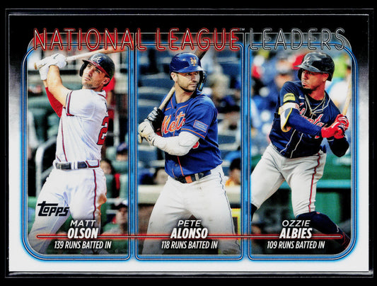 2024 Topps Matt Olson / Pete Alonso / Ozzie Albies #293