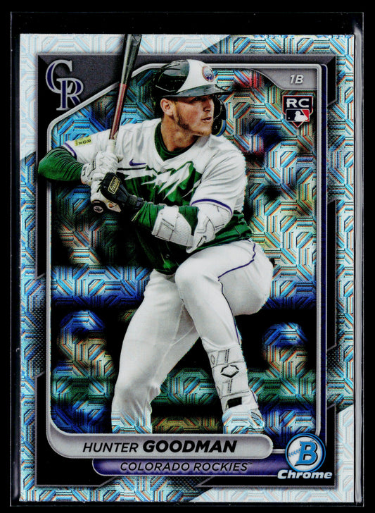 2024 Bowman Chrome Hunter Goodman Rookie Mojo Refractors #25