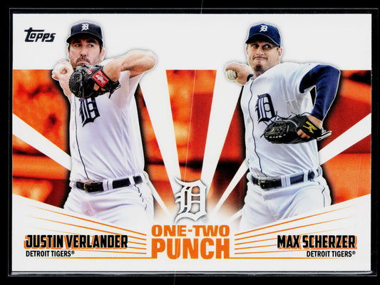2023 Topps Justin Verlander / Max Scherzer One-Two Punch #12P-17
