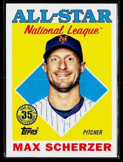 2023 Topps Max Scherzer 1988 Topps Baseball 35th Anniversary All-Stars #88AS-26
