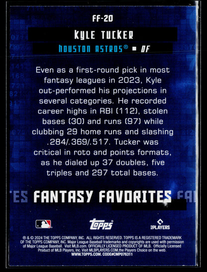 2024 Topps Kyle Tucker Fantasy Favorites #FF-20