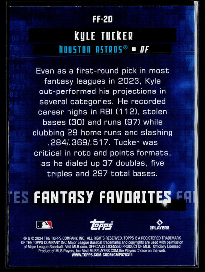 2024 Topps Kyle Tucker Fantasy Favorites #FF-20