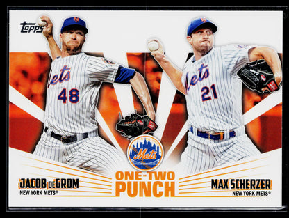2023 Topps Jacob deGrom / Max Scherzer One-Two Punch #12P-15