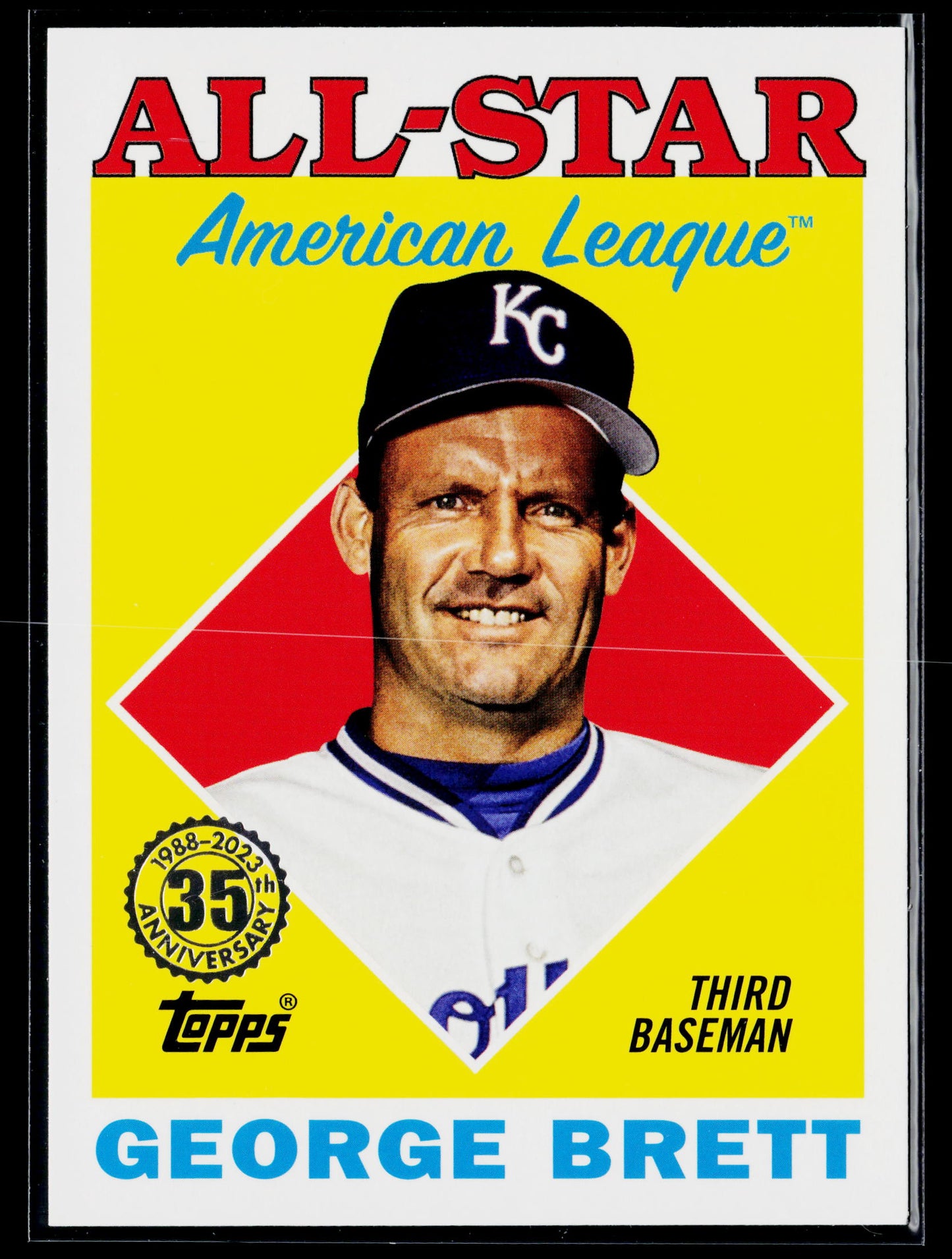 2023 Topps George Brett 1988 Topps Baseball 35th Anniversary All-Stars #88AS-19