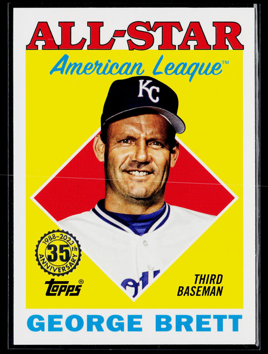 2023 Topps George Brett 1988 Topps Baseball 35th Anniversary All-Stars #88AS-19