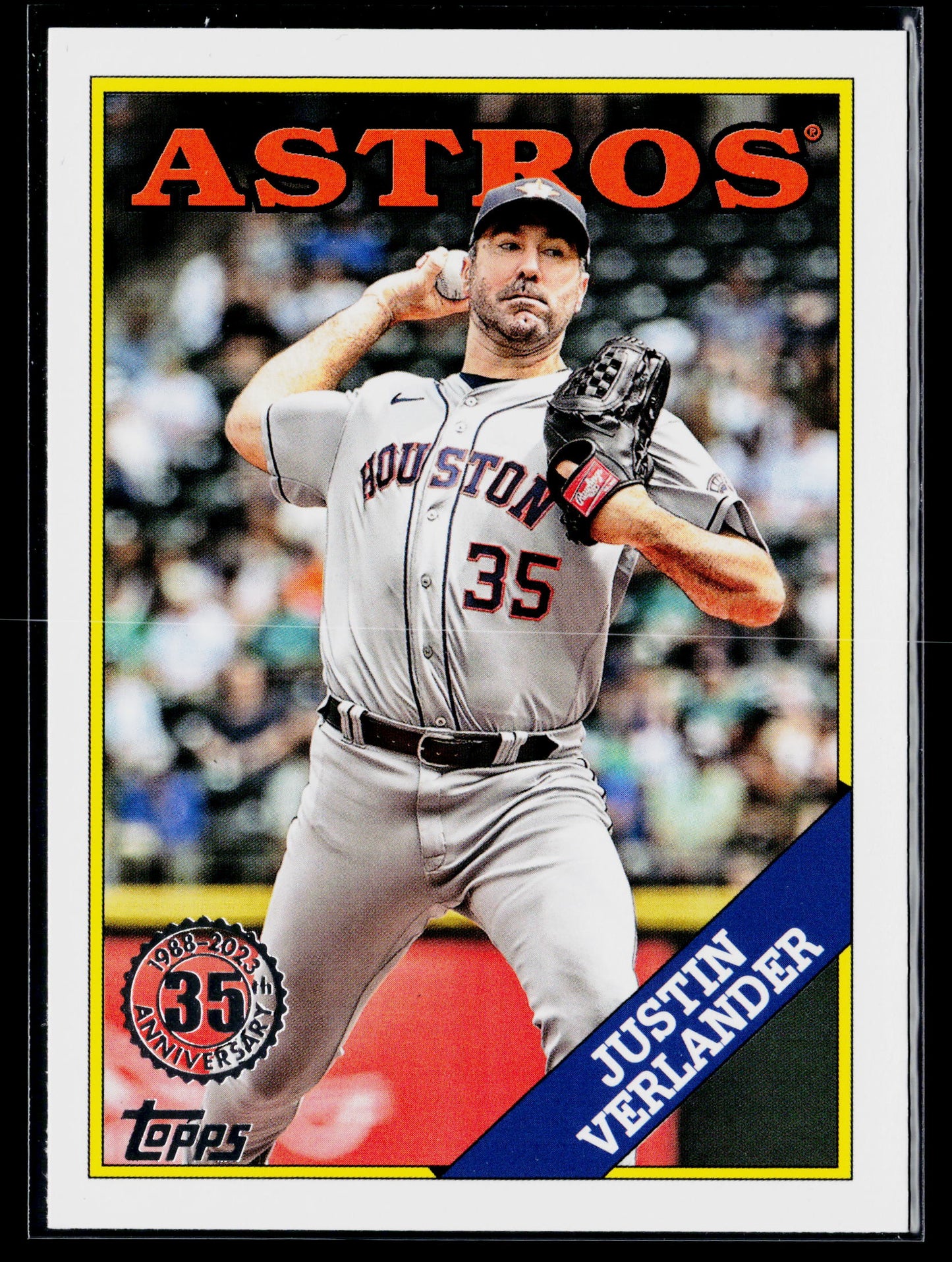 2023 Justin Verlander 1988 Topps Baseball 35th Anniversary (Series One) #T88-13