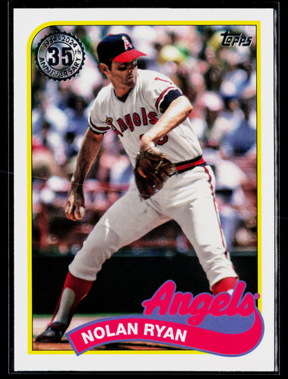 2024 Topps Update Nolan Ryan 1989 Topps Baseball 35th Anniversary #89US-42