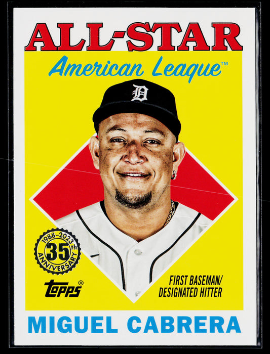 2023 Miguel Cabrera 1988 Topps Baseball 35th Anniversary All-Stars Blue #88AS-14