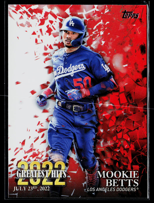 2023 Topps Mookie Betts 2022 Greatest Hits #22GH-4
