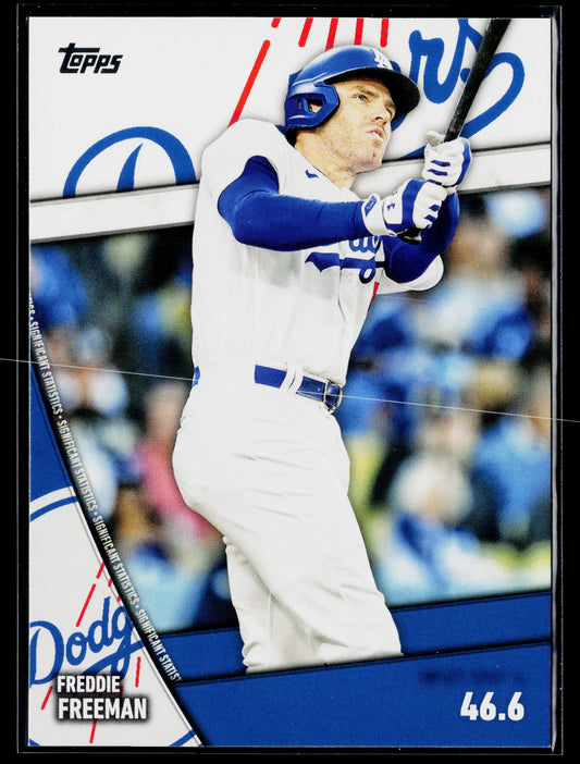 2024 Topps Freddie Freeman Significant Statistics #SS-3