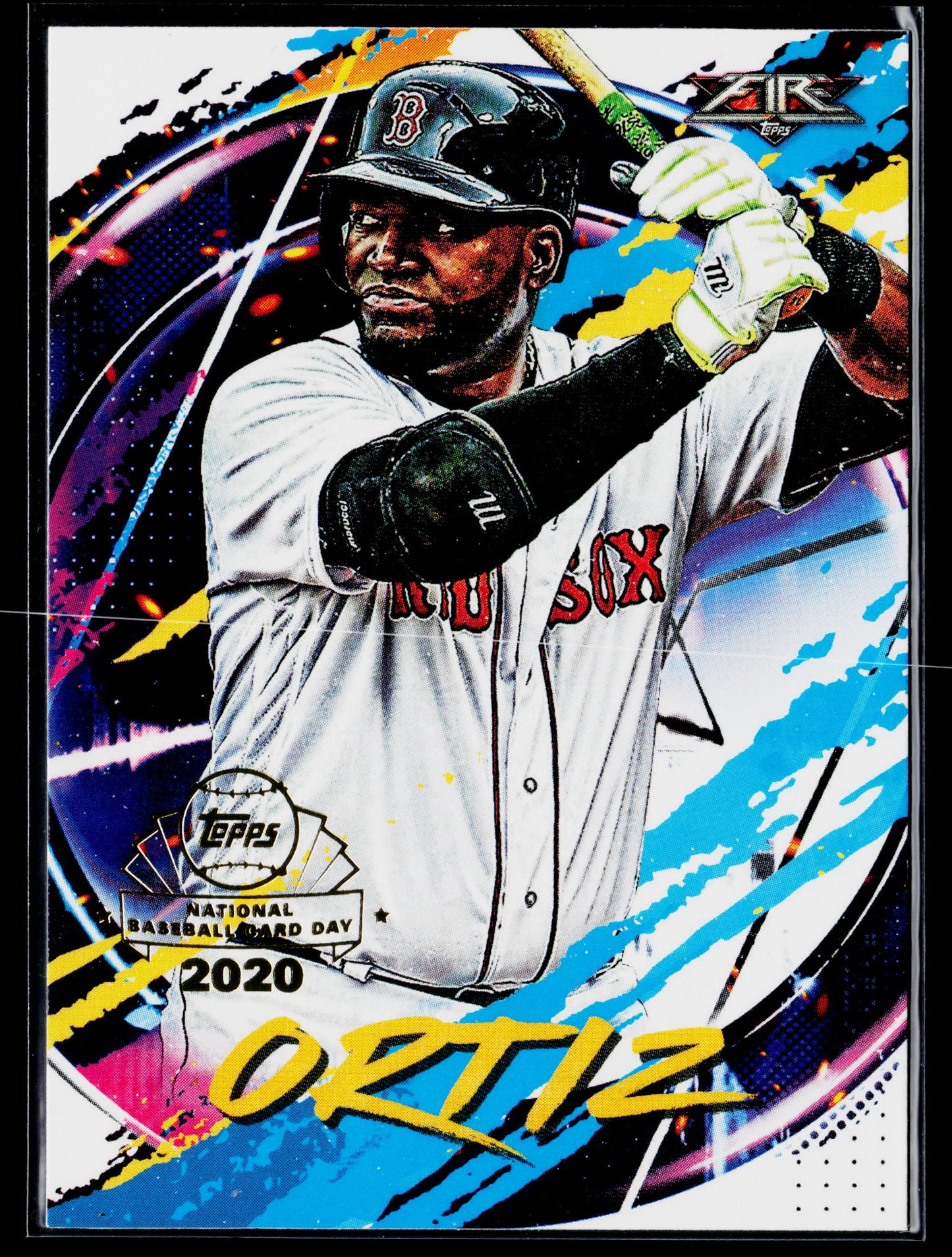 2020 Topps Chrome David Ortiz Topps Fire NBCD Preview #FP-8