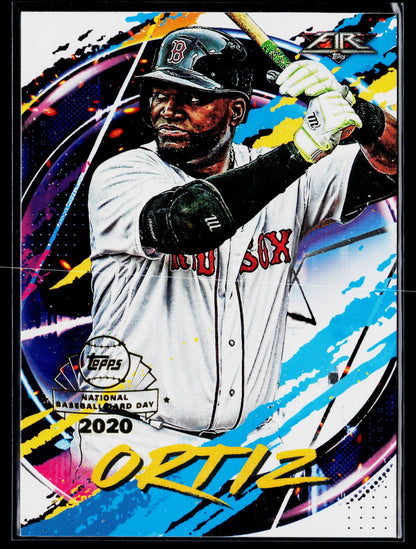 2020 Topps Chrome David Ortiz Topps Fire NBCD Preview #FP-8
