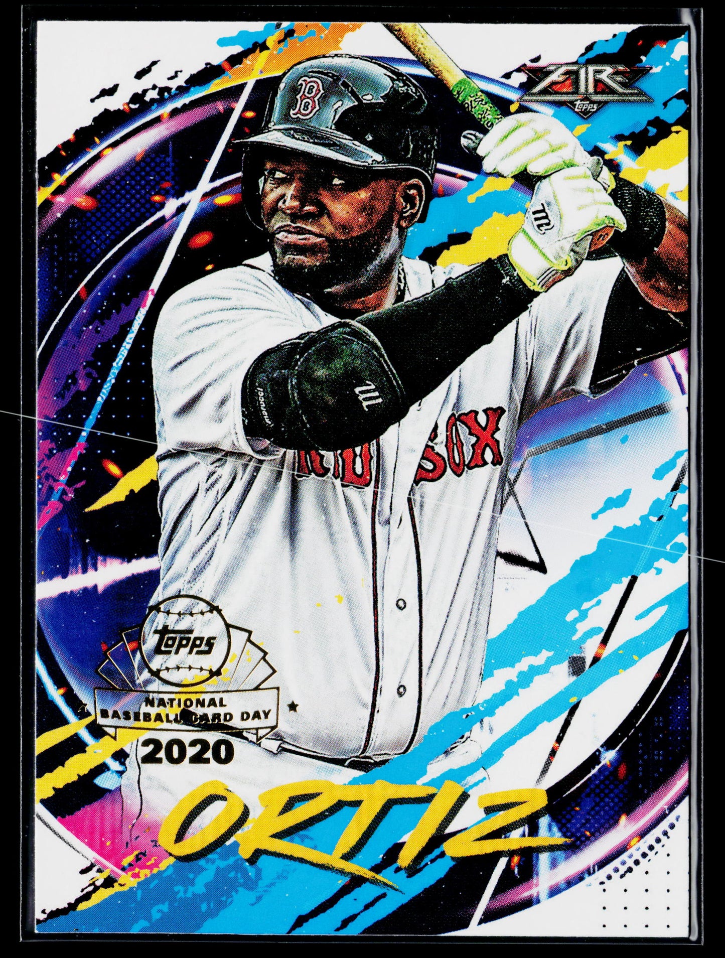 2020 Topps Chrome David Ortiz Topps Fire NBCD Preview #FP-8