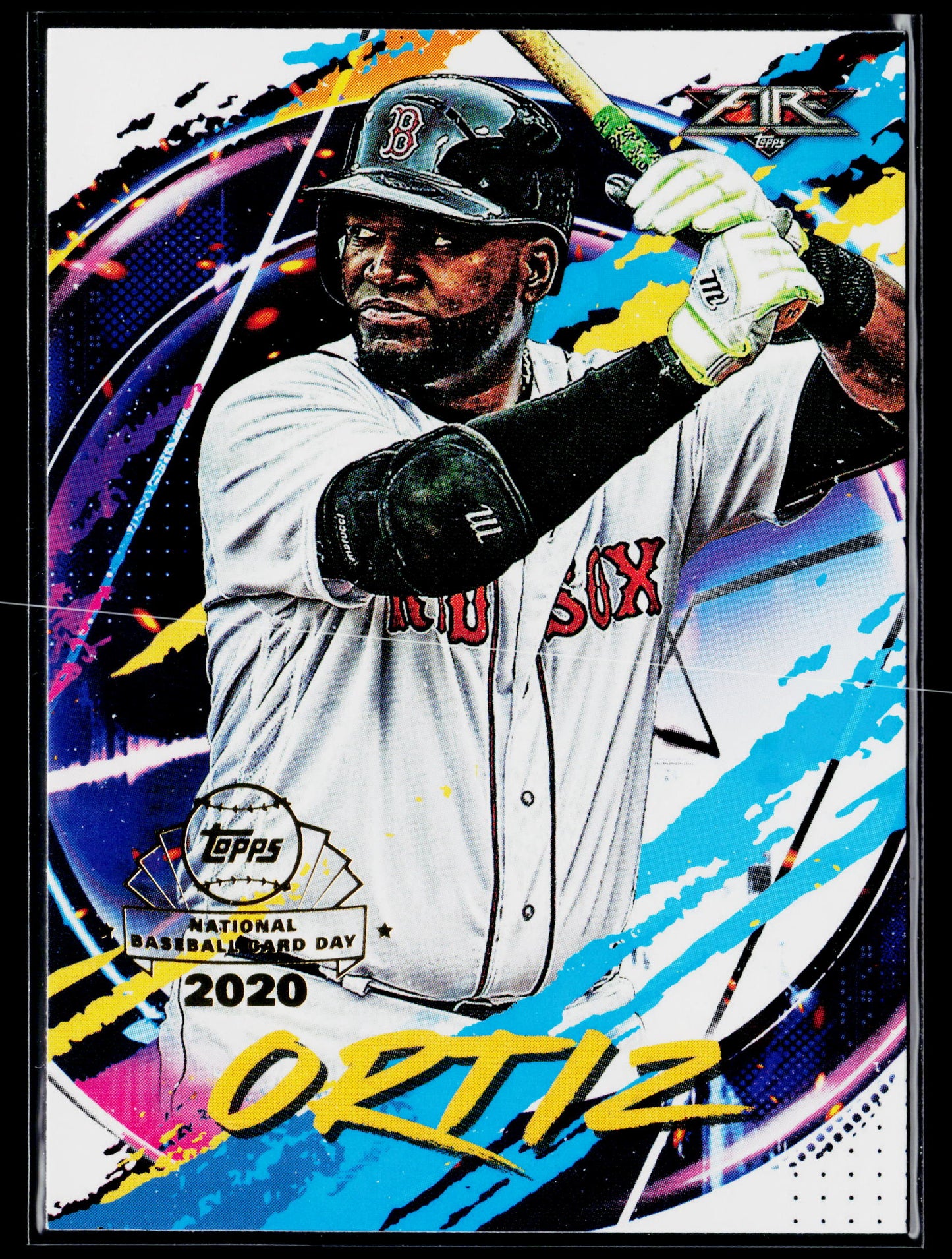 2020 Topps Chrome David Ortiz Topps Fire NBCD Preview #FP-8