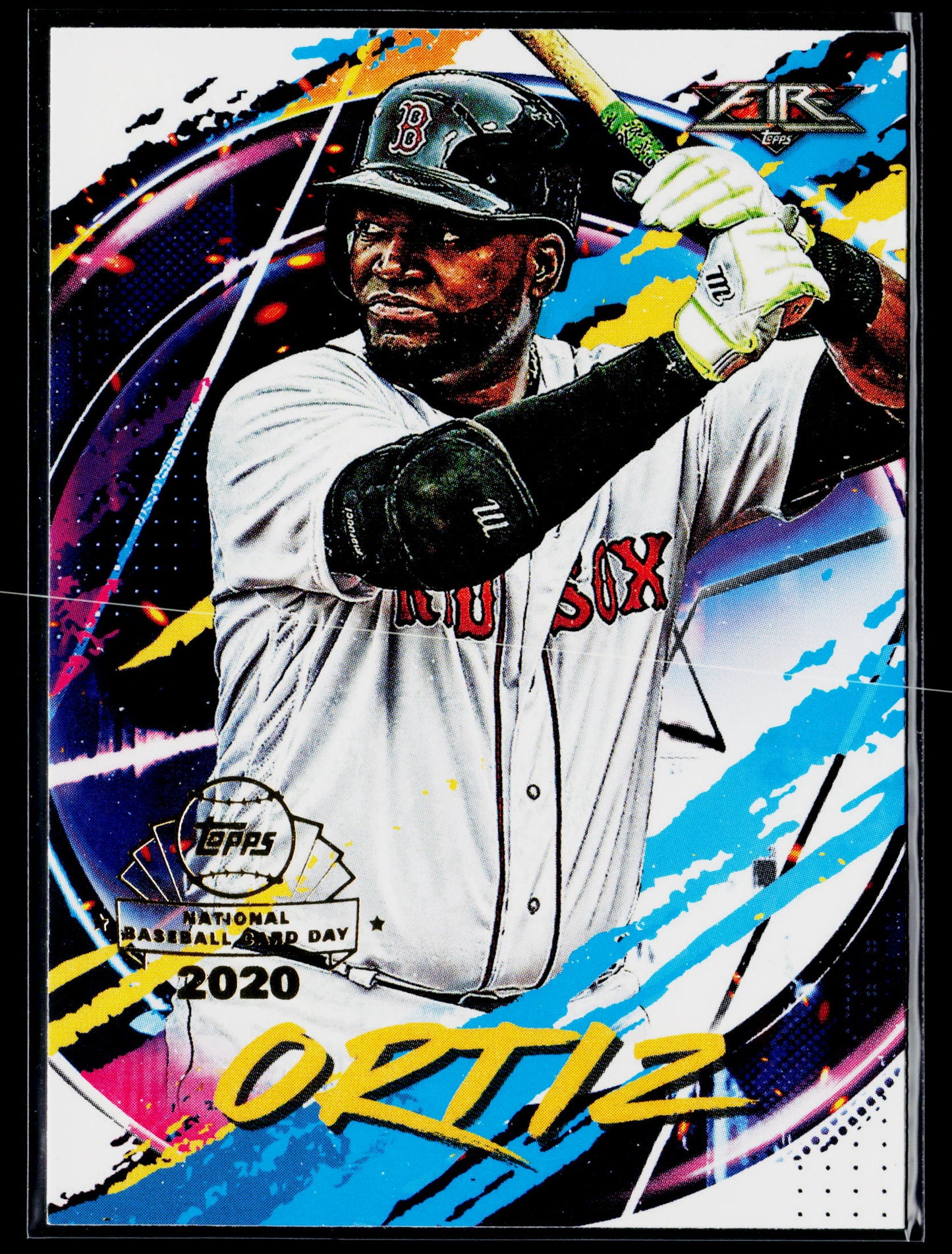 2020 Topps Chrome David Ortiz Topps Fire NBCD Preview #FP-8