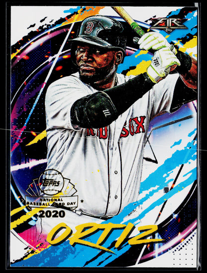 2020 Topps Chrome David Ortiz Topps Fire NBCD Preview #FP-8