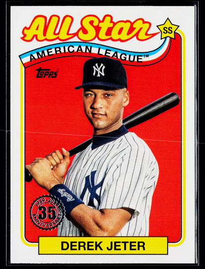 2024 Topps Derek Jeter 1989 Topps Baseball 35th Anniversary All-Stars #89ASB-7
