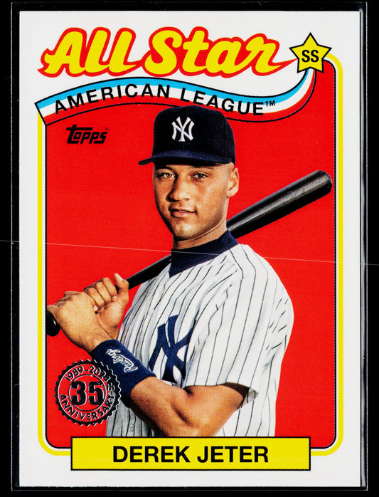 2024 Topps Derek Jeter 1989 Topps Baseball 35th Anniversary All-Stars #89ASB-7
