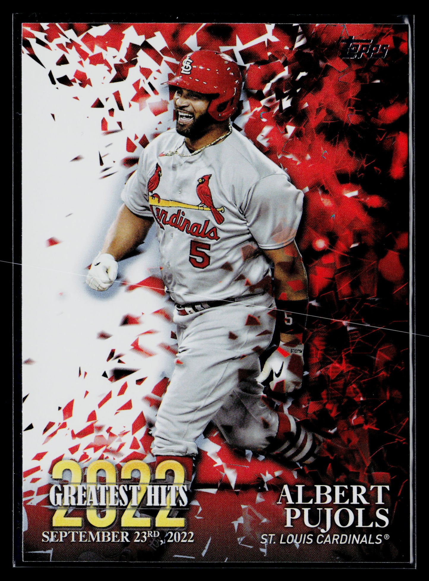 2023 Topps Albert Pujols 2022 Greatest Hits #22GH-21