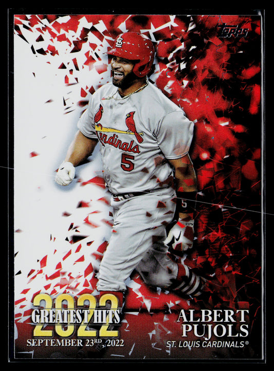 2023 Topps Albert Pujols 2022 Greatest Hits #22GH-21