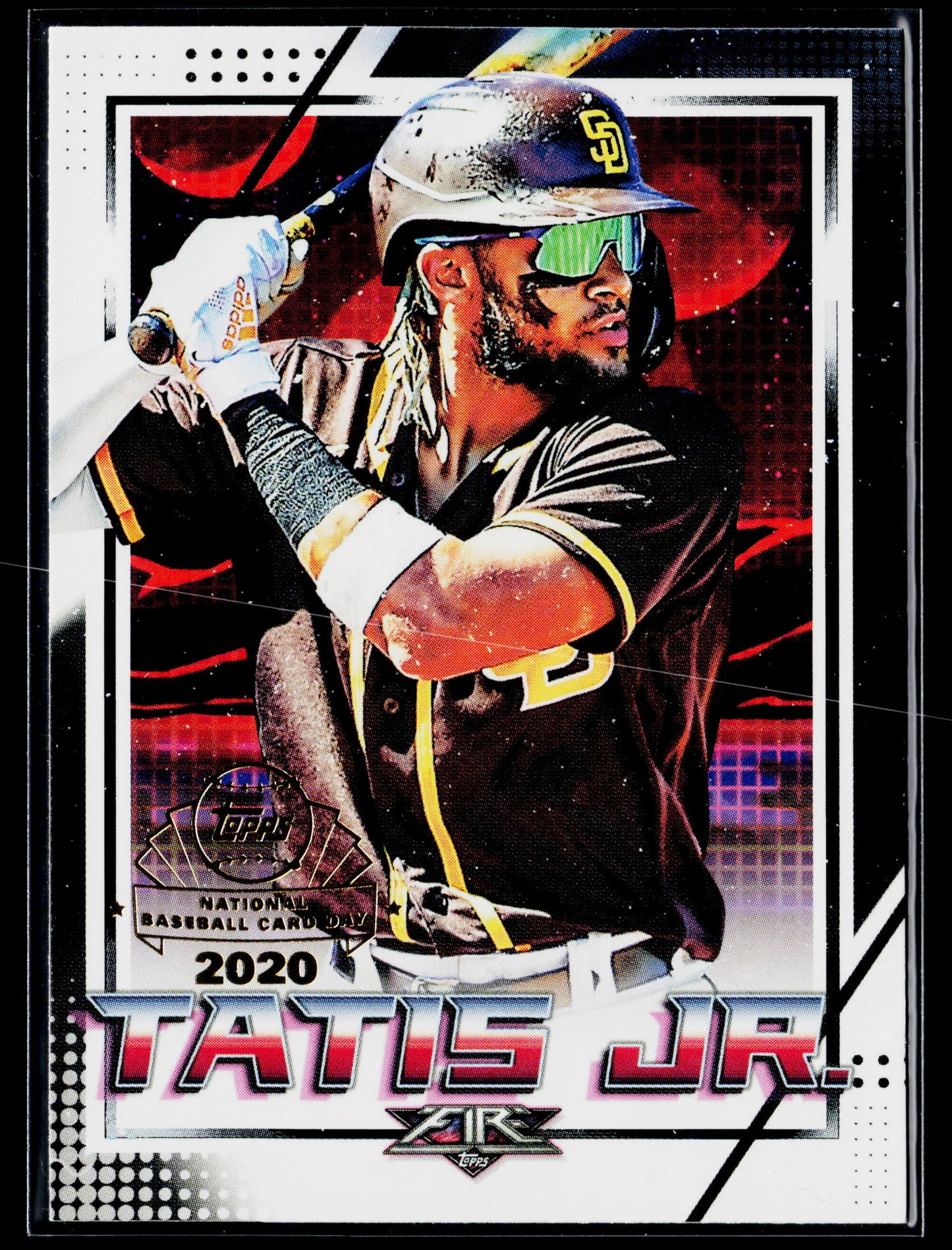 2020 Topps Chrome Fernando Tatis Jr. Topps Fire NBCD Preview #FP-5