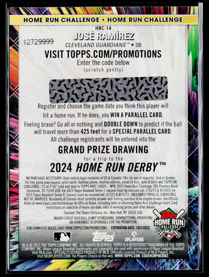 2023 Topps José Ramírez Home Run Challenge (Series Two) #HRC-14