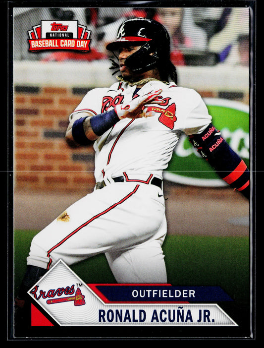 2021 Topps National Baseball Card Day Ronald Acuna Jr. #3
