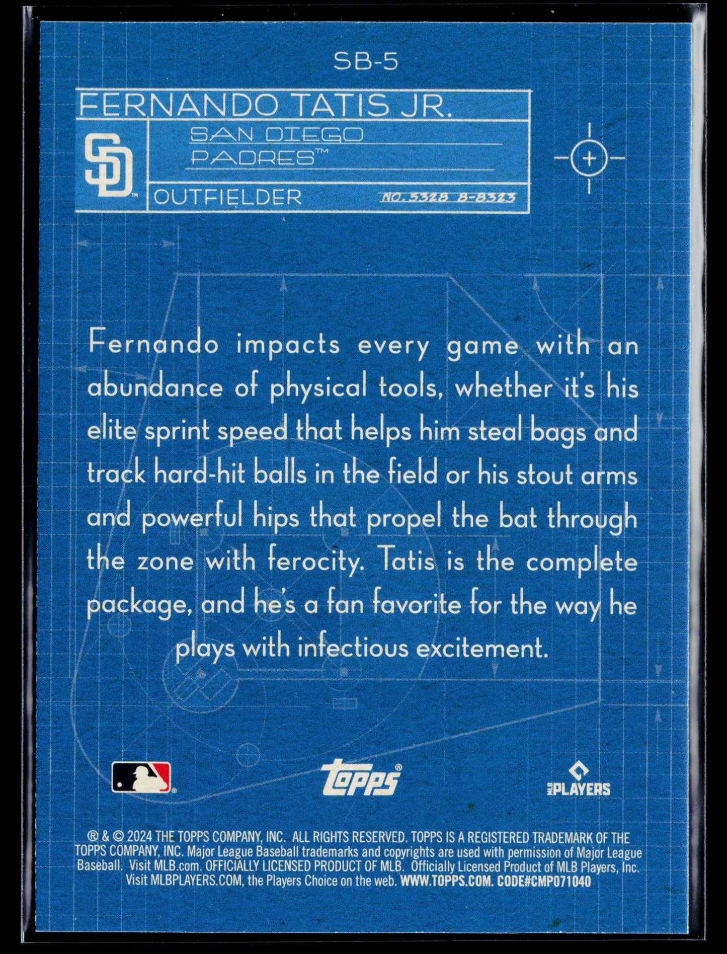 2024 Topps Fernando Tatis Jr. Superstar Blueprint #SB-5
