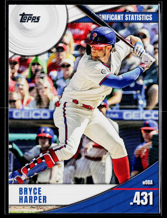 2022 Topps Bryce Harper Significant Statistics #SS-11