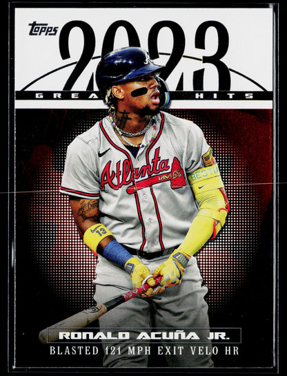 2024 Topps Ronald Acuña Jr. 2023 Greatest Hits #23GH-8