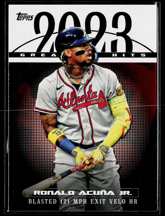 2024 Topps Ronald Acuña Jr. 2023 Greatest Hits #23GH-8