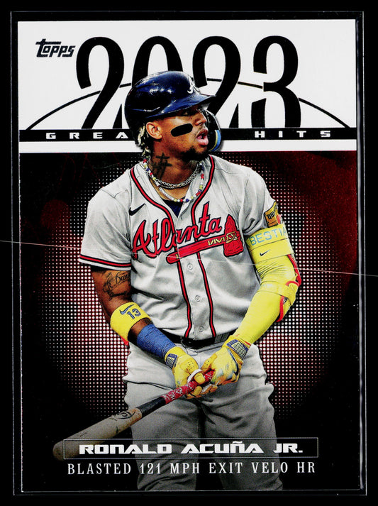 2024 Topps Ronald Acuña Jr. 2023 Greatest Hits #23GH-8