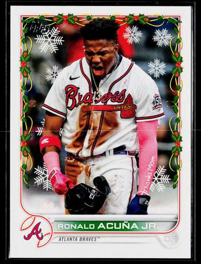 2022 Topps Holiday Ronald Acuña Jr. #HW88