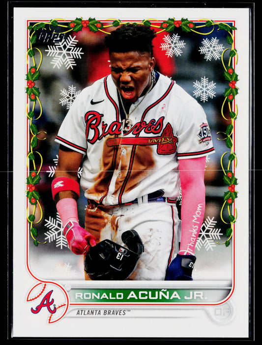 2022 Topps Holiday Ronald Acuña Jr. #HW88