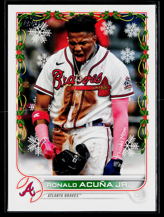2022 Topps Holiday Ronald Acuña Jr. #HW88