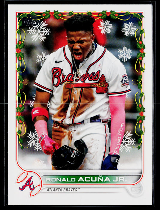 2022 Topps Holiday Ronald Acuña Jr. #HW88