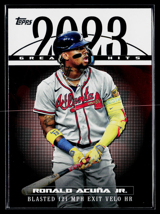 2024 Topps Ronald Acuña Jr. 2023 Greatest Hits #23GH-8