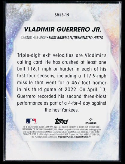 2023 Topps Vladimir Guerrero Jr. Stars of MLB #SMLB-19