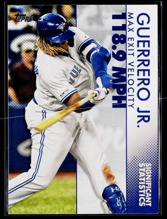 2020 Topps Vladimir Guerrero Jr. Significant Statistics #SS-1